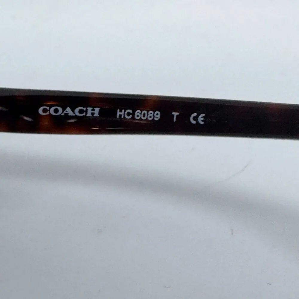 Coach HC‎ 6089 5120(Dark Tortoise) 49-16-135 Full Rim Eyeglasses Frame H16002